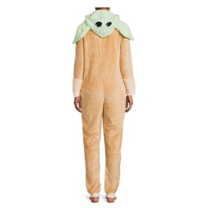 Adult Baby Grogu Zipup Pajama Onesie